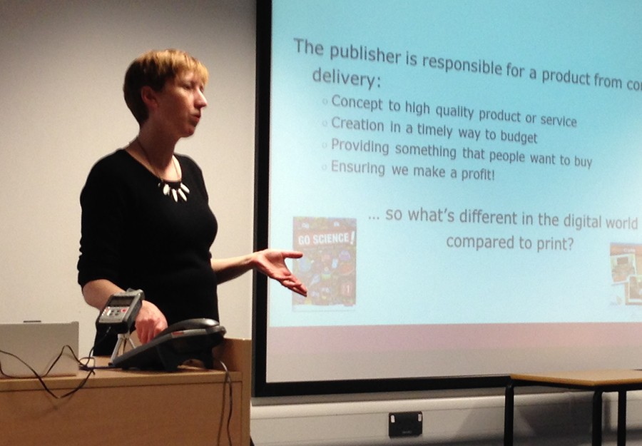 Digital publishing at Pearson Education - Liz Marchant